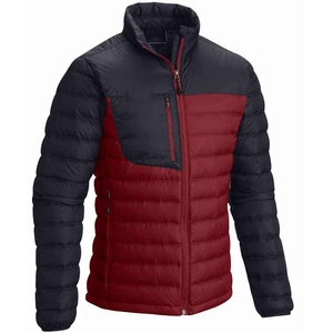 Winter Thick Puffer Insulated <b>Packable</b> Warm Duck <b>Jacket</b> 100% Nylon Stand Collar Unisex Outdoor Clothing - Product Image 4