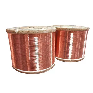 Stranded flexible wire 20*0.25mm/30*0.25mm/50*0.25mm/56*0.25mm/80*0.25mm CCAM raw material for electric cable