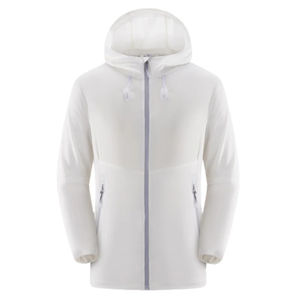 Wholesale RAPID SPORTS New Men's Winter <b>Hooded</b> Woolen Bonded Waterproof <b>Soft</b> <b>Shell</b> Seamless Stand Gray Zipper Closure Front - Product Image 4