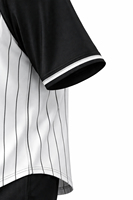 Maillot de baseball rouge personnalisé, entièrement boutonné, uni, respirant, en tissu mesh à séchage rapide, pour équipes