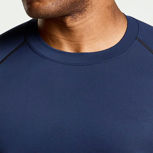 Camiseta de Manga Larga de Alta Calidad para Hombre, 100% Algodón, Estilo Casual Deportivo, Cuello Redondo, Corte Regular, Manga Larga, con Letras, de Secado Rápido - Product Image 5