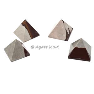 Pyramide en Opalite, Fontaine de Pierres Précieuses, Générateur d'Énergie Positive, Méditation, Décoration d'Intérieur, Métaphysique, Écologique - Product Image 4