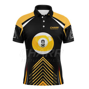 Camiseta de Polo de Secado Rápido para Billar, Ropa Deportiva de Alto Rendimiento para Torneos, Bajo MOQ - Product Image 3