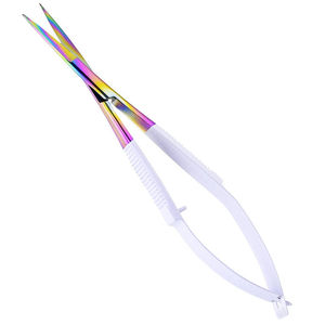 Tijeras para Cutículas de Acero Inoxidable de Alta Resistencia con Hoja Curva, Mango de Acero de Precisión, Herramienta para Uñas No Plegable, Precio Competitivo de Fábrica - Product Image 1