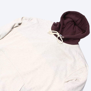 Sweat à capuche épais en molleton pour homme, style vintage délavé à l'acide, sérigraphié, à carreaux, hiver, décontracté, brodé, respirant, 100% coton - Product Image 6