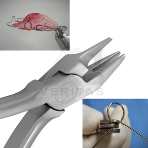 Hot Selling Aderers Three-Jaw Wires Bending Dental Instruments 3 Prong Orthodontics Pliers A-1 VERITAS Stainless Steel Manual - Product Image 4