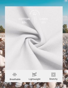 Pantalon de détente mi-long droit léger pour homme, en coton tricoté respirant et écologique, coupe décontractée, idéal pour la maison au quotidien - Product Image 6