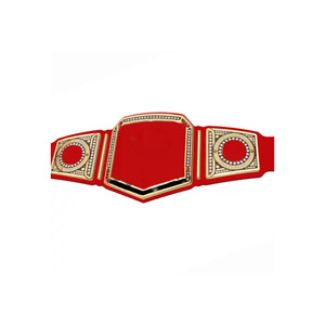 Cinturón de Campeonato con Placas Metálicas, Cinturón de Ganador de Títulos de Lucha, Cinturón de Boxeo y Lucha Libre de Cuero Personalizado de Calidad, Cinturones Metálicos de Talla Adulta - Product Image 1
