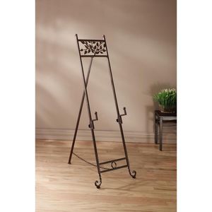 ขาตั้งจอแสดงผลโลหะ, ขาตั้งเหล็กดัด, ขาตั้งปรับระดับได้, ขาตั้งเหล็กตกแต่ง, ขาตั้งโปสเตอร์โลหะ - Product Image 1