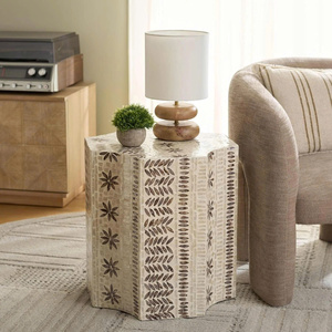 Taburetes de Bar de lujo con incrustaciones de nácar, Taburetes de Bar decorativos de mosaico, venta al por mayor de lujo en Vietnam - Product Image 1