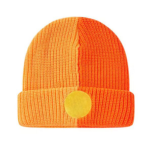 Venta directa de fábrica, gorros de punto jacquard a bajo precio, gorros de punto de marca privada para venta en línea - Product Image 1