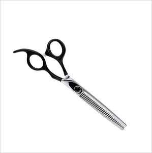 Ciseaux à effiler professionnels unisexes pour barbier, en acier inoxydable de qualité supérieure et manche en céramique, pour la coiffure - Product Image 5