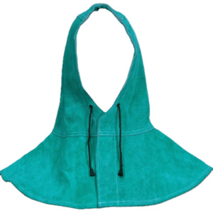 Capuche de sécurité pour soudeur en cuir de vachette de qualité supérieure, certifiée CE, résistante au feu, anti-coupure, anti-chaleur, protection des mains - Product Image 5