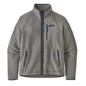 Veste en polaire sherpa de haute qualité pour homme, coupe ample, chaude, pour l'automne, veste en tissu polaire - Product Image 3