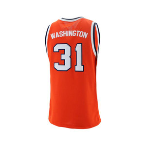 Camiseta de Baloncesto Syracuse 31 Naranja, Malla Transpirable, Unisex para Adultos, 100% Poliéster, Logotipo Frontal Serigrafiado - Product Image 2