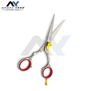 Tijeras de peluquería personalizadas con mango elegante para barbería, tijeras de corte de pelo para salón, tijeras de peluquería con logo regular - Product Image 4