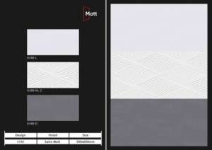 Carreaux muraux en céramique 300x600mm pour salle de bain et cuisine, finition brillante mate effet sucre, design mural intérieur. - Product Image 5