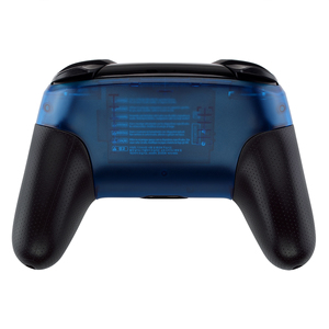Tùy chỉnh rõ ràng màu xanh faceplate và backplate vỏ nhà ở trường hợp đối với Nintendo chuyển đổi <span class=keywords><strong>Pro</strong></span> điều khiển - Product Image 3