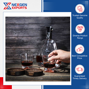 Exceptional Quality Modern Luxury Style Round Shape Custom Logo PU Leather <b>Table</b> Top Drink Coaster for Wholesale Purchasers - Product Image 3