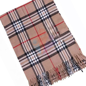 Winter Wear High Quality Men's Scarf 100% Cotton Warm Knitted Lightweight 300g Solid Pattern Customizable THREE MAN SPORTS - Product Image 3