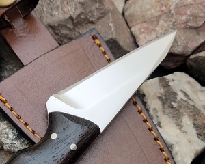 Cuchillo de acero inoxidable para exteriores con mango para camping, pesca, supervivencia y aplicaciones de campo. - Product Image 2