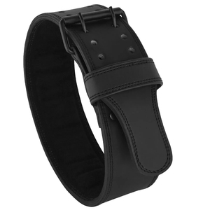 Leather Weightlifting <b>Belt</b> With Buckle Closure Unisex Adjustable Waist Support For Strength <b>Training</b> And <b>Weight</b> Lifting trending - Product Image 2
