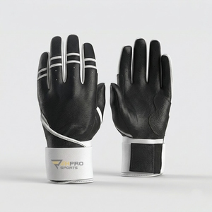 Batting Gloves Manufacturer Goatskin Leather <b>Baseball</b> And Softball Batting Gloves Comfortable For Youth And Adult - Product Image 1