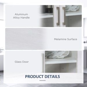 Mobiletto Moderno ed Ecologico per Bagno, Salvaspazio, in MDF, PVC e Metallo, per Soggiorno e Hotel - Product Image 6