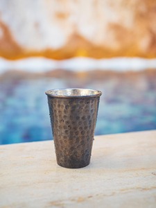Handcrafted Pure Copper Water <b>Glass</b> Traditional Metal Drinking <b>Tumbler</b> for Water Juice and Beverage Serving at Home - Product Image 2