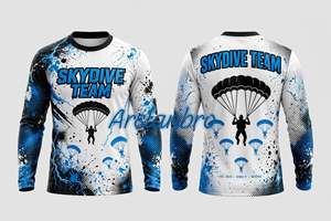 เสื้อเชิ้ตผู้ชายไซส์ใหญ่พิเศษ คอวี แขนยาว สำหรับฤดูร้อน ระบายอากาศได้ดี แห้งเร็ว ผ้าโพลีเอสเตอร์/คอตตอน พิมพ์ลาย สวมใส่สบาย - Product Image 2
