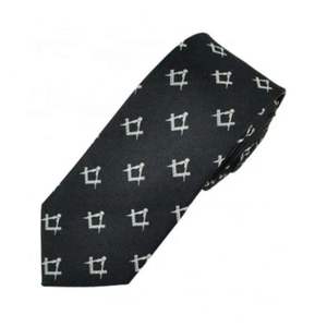 Corbata con Logotipo Personalizado al por Mayor, Nuevo Diseño Masónico, Corbatas Masónicas de la Mejor Calidad - Product Image 4