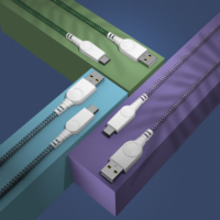 Nouveau Câble de Données USB A vers Type-C en Nylon Tressé Premium 2026, Durable, en Cuivre Pur, Compatible Ordinateur, Téléphone Portable et Batterie Externe