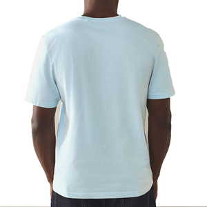 T-shirt décontracté pour homme 100 % coton jersey, col rond, manches courtes, coupe oversize, couleur unie, respirant, séchage rapide, anti-boulochage, devant - Product Image 6