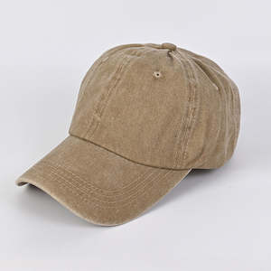 Gorra de Béisbol Personalizada de Alta Calidad para Mujer, Bordada, de Perfil Bajo, de Sarga de Algodón, Lisa, Desgastada, con Logotipo - Product Image 3