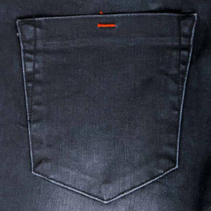 Jeans droits unis pour hommes, style décontracté, coupe confortable, style urbain, vente en gros, fabricant - Product Image 3