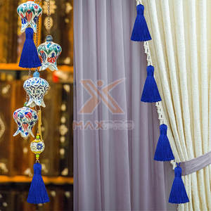 Borlas de Hilo Metálico de Nuevo Diseño Fabricadas en Pakistán, Borlas de Hilo Metálico Personalizadas Más Vendidas - Product Image 6