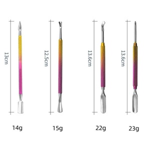 Coupe-cuticules en acier inoxydable, pousse-cuticules, outils de manucure, ciseaux durables pour l'art des ongles - Product Image 4