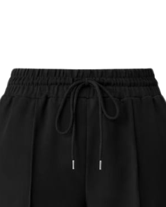 Custom Black Wide Leg Pants Women Casual High Waist <b>Drawstring</b> <b>Trousers</b> Loose Fit Straight Pants Comfortable Lounge Wear Fashion - Product Image 4