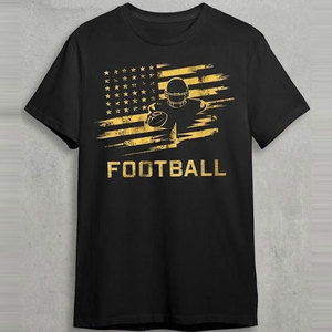 Lightweight Distressed Football <b>T</b> <b>Shirt</b> Modern Print Design Relaxed Fit Perfect For Casual Wear And Active Lifestyle - Product Image 1