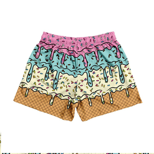 Shorts en maille respirants pour hommes, 100% haute qualité, couleur personnalisée, taille élastique, séchage rapide, nouvelle mode, taille adulte - Product Image 4