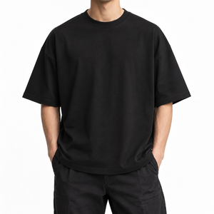 T-shirt thermique à manches longues pour homme, 100% coton, 230 g/m², de haute qualité, personnalisable, vêtements pour homme, logo personnalisé, vente en gros - Product Image 2