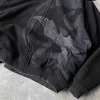 Özel Gotik Kale Baskılı Kapüşonlu Erkek Sokak Giyim Hip Hop Retro Yıkanmış Polar Büyük Beden Bol Kışlık %100 Pamuklu Sweatshirt