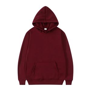 Sudadera con capucha de forro polar grueso para hombre del fabricante, bordado 3D personalizado para logotipo, ajuste holgado, hombros caídos, talla grande de invierno - Product Image 5