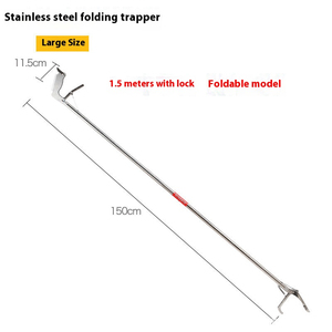 75/100/120/150CM Upgraded Professional Collapsible Snake Tongs Reptile Catcher Stick Rattlesnake Grabber <b>Pick</b>-<b>up</b> Handling <b>Tool</b> - Product Image 2
