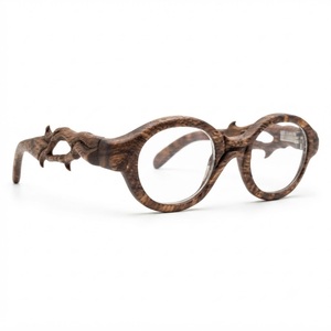 Custom Logo Wood <b>Sunglasses</b> Polarized <b>Blue</b> Lens Eco-Friendly Handmade Bamboo Eyewear Retro Square Wooden Frame Glasses Wholesale - Product Image 5