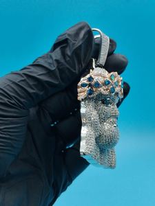 จี้พระเยซูชุบทองคำ 18K ประดับเพชรโมอิสซาไนต์สุดหรู ดีไซน์ฮิปฮอป เงินแท้ 925 ผ่านการทดสอบเพชร - Product Image 5