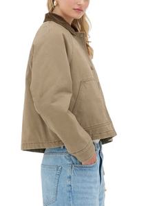 High Quality Embroidery Customized Logo Heavyweight Canvas Work <b>Worker</b> Bomber <b>Jacket</b> For Men - Product Image 2