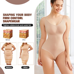 Body gainant amincissant grande taille pour femme avec fermeture à crochets, personnalisation de marque, fournisseur d'usine en gros 2026 - Product Image 2