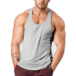 Débardeur de sport tricoté pour homme 2026, séchage rapide, respirant, streetwear décontracté pour l'entraînement, personnalisé, sans manches, en polyester - Product Image 4