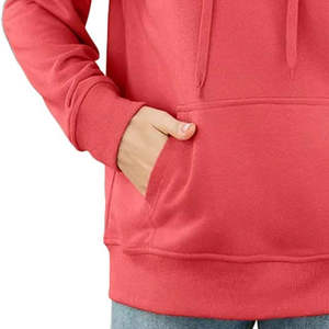 Hoodie court personnalisé pour femme, OEM, pour le sport et l'entraînement, à fermeture éclair, pas cher - Product Image 4